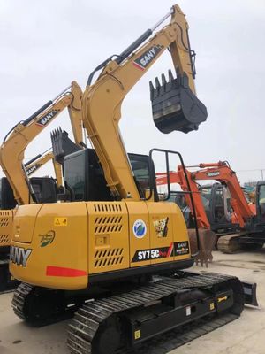 From China Second hand construction machinery, used Sany 75 excavator