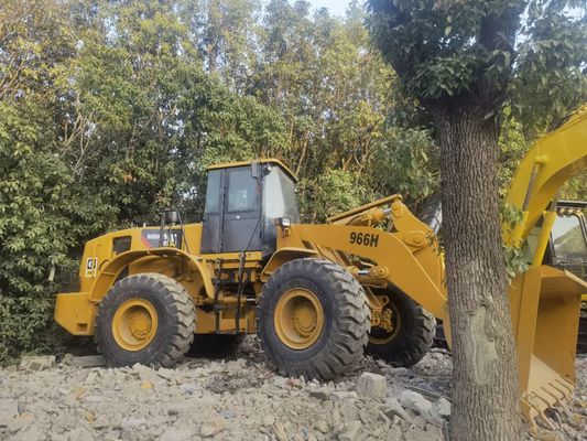 The  966H loader is a versatile and powerful construction machinery