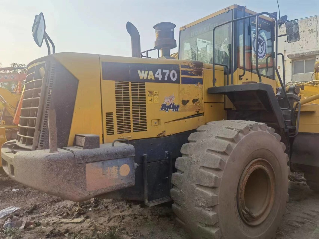 Carregador usado Komatsu WA470 de alta qualidade da China para venda a um preço baixo
