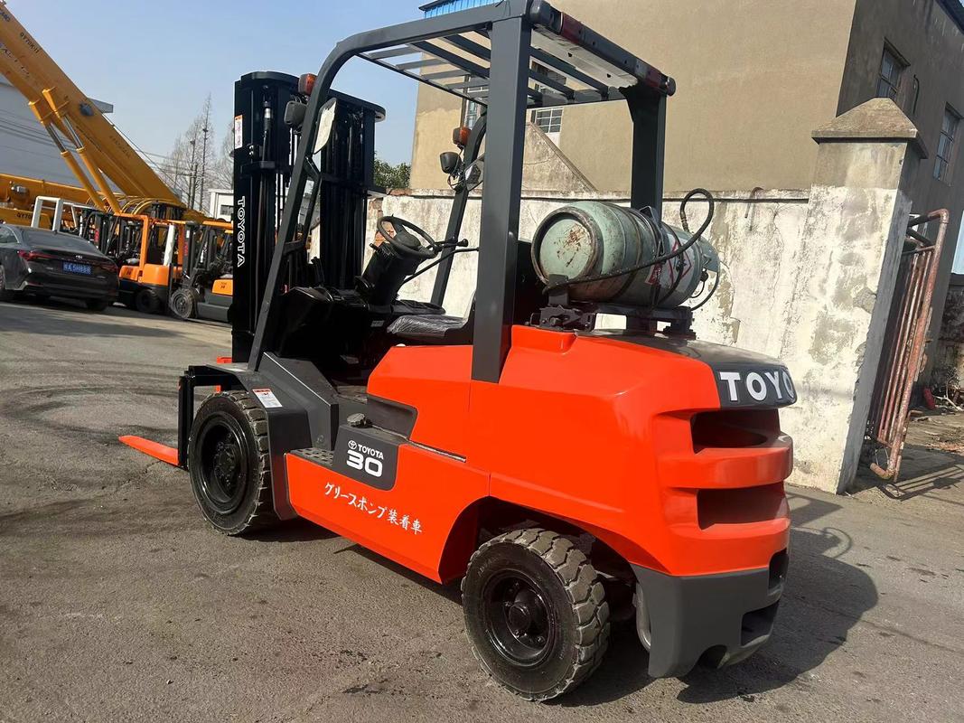 Empilhadeira Toyota usada, empilhadeira Toyota a combustível, empilhadeira Toyota a gás usada, do Japão