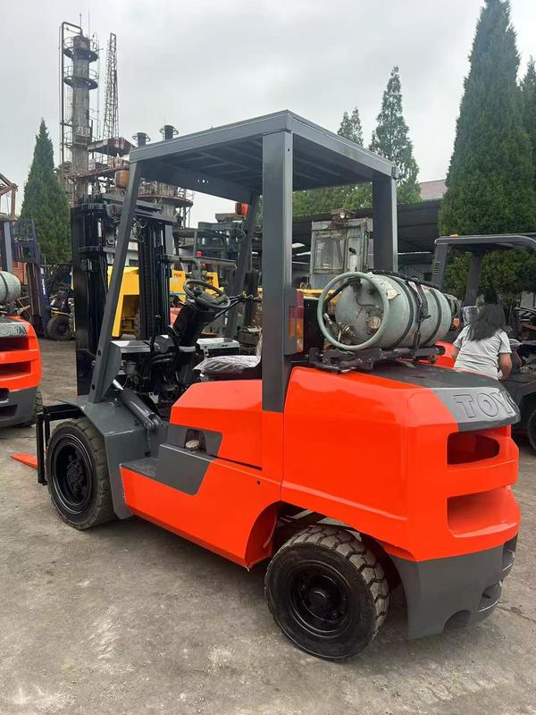 Empilhadeira Toyota usada, empilhadeira Toyota a combustível, empilhadeira Toyota a gás usada, do Japão