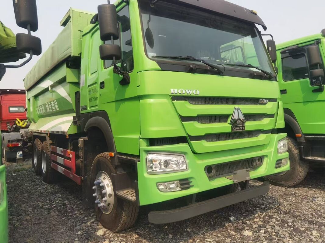 Caminhão Basculante Usado SINOTRUK 380 hp Promocional HOWO Caminhão Basculante Caminhão de Mineração Camion Benne 12 Rodas 30 Toneladas Basculante