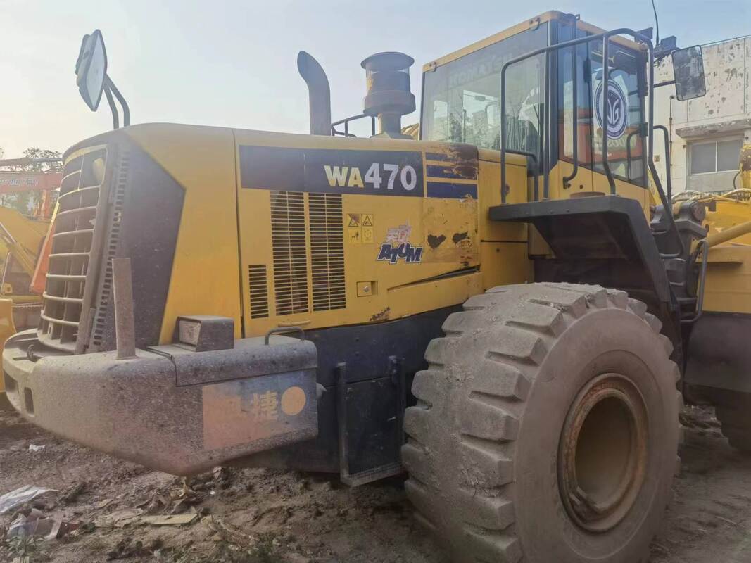 Usado Japão KOMATSU Carregador WA470-6 Carregador grande em bom estado 7000kg Wa470 komatsu Carregador de rodas WA470-6
