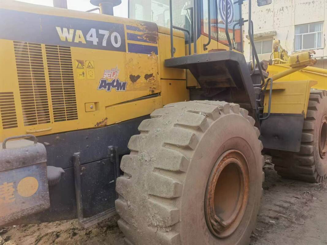 Usado Japão KOMATSU Carregador WA470-6 Carregador grande em bom estado 7000kg Wa470 komatsu Carregador de rodas WA470-6