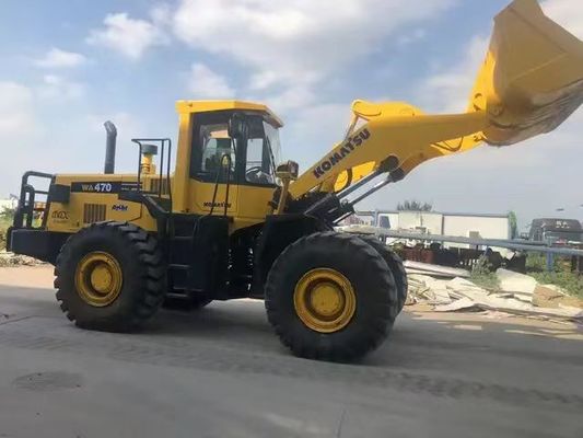 Carregador Komatsu WA470-3 usado de alta qualidade do Japão vendido a um preço baixo