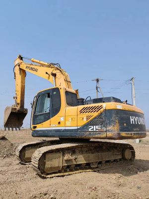 Hyundai 215-9s Usado Excavator Equipamento de Construção Equipado com Cummins Motor