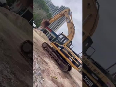 Extensão do braço em 18 metros, excavadora hidráulica CAT320B original